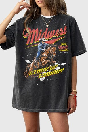 Cowboys Graphic Oversized Tee